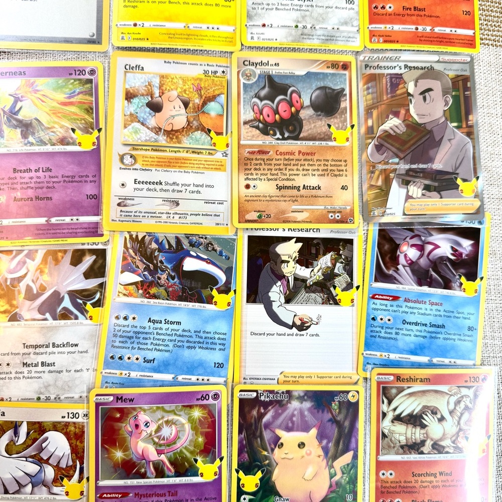 Pokemon celebrations trading cards bundle of 20 cards